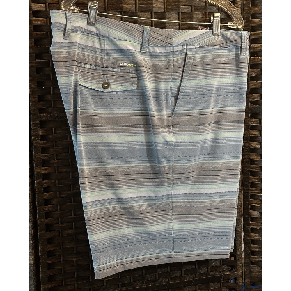 Tommy Bahama Mens Plaid Polyester Shorts 42 Island Active Lightweight - Picture 2 of 7